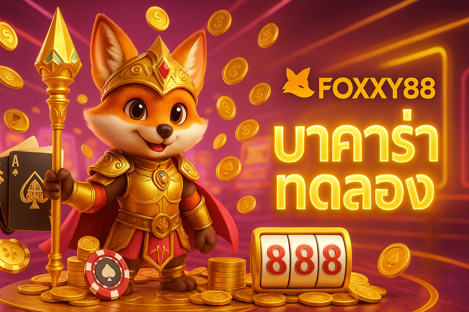 บาคาร่าทดลอง foxxy88